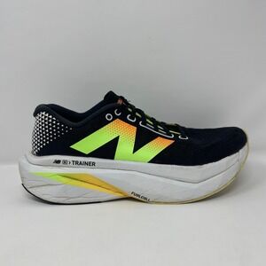 New Balance FuelCell SuperComp Trainer v3 Men's 9.5 Black Bleached Lime Shoes